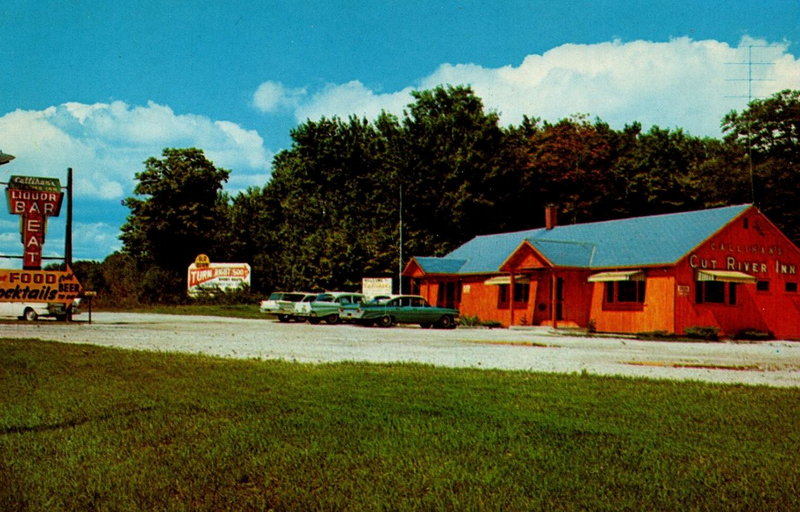 Cut River Inn (Fishers Bar and Restaurant, Callihans) - Cut River Inn Postcard (newer photo)